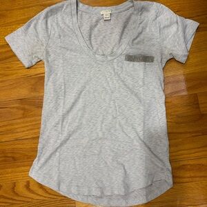 xxs grey tshirt with pocket detailing